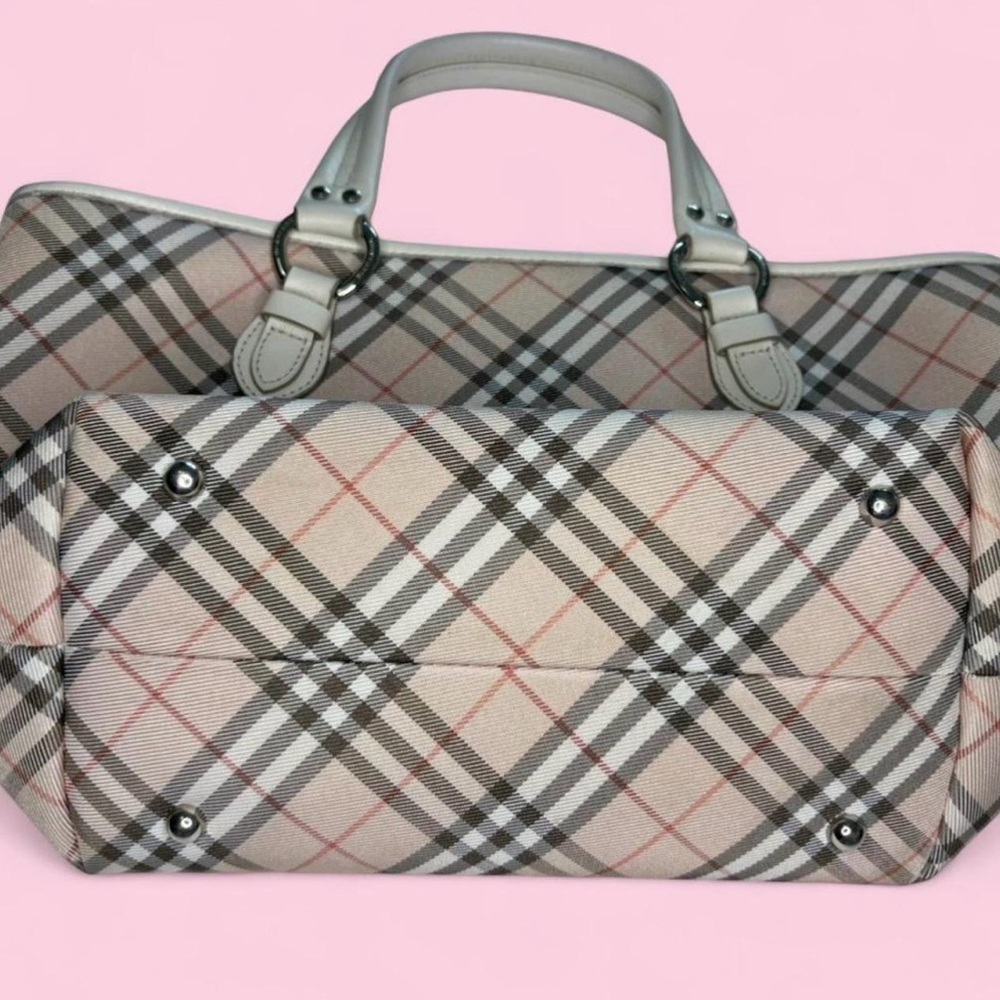 Rare Vintage Burberry Pink tote bag - Picture 2 of 4